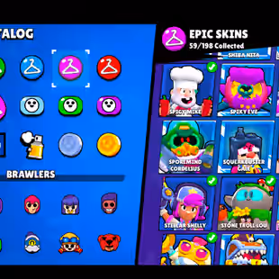 🌟207 SKINS🌟54.300 TROPHY | 88 BRAWLERS | 21 MAX | 11 HYPERCHARGED | INSTANT DELIVERY | FULL ACCESS - Image 53