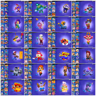 🔥VANARA FRFRAN🔥JOCK STU | 80K TROPHY | 12K BLING | 90 BRAWLER | 77 MAXED | 31 HYPERCHARG | 224 SKIN | INSTANT DELIVERY - Image 7