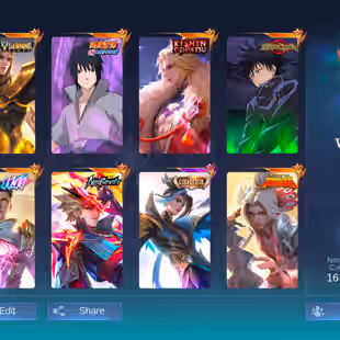 PREMIUM WORLD COLL || SOLID MARKSMAN MAGE HYPER ACC || 4 LEGEND 30 GRAND 31 EXQUISITE || RARE SKINS || 147 LEVEL - Image 1