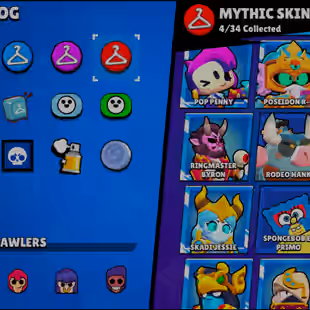 🌟201 SKINS🌟72.400 TROPHY | 93 BRAWLERS | 25 MAX | 14 HYPERCHARGED | INSTANT DELIVERY | FULL ACCESS - Image 55