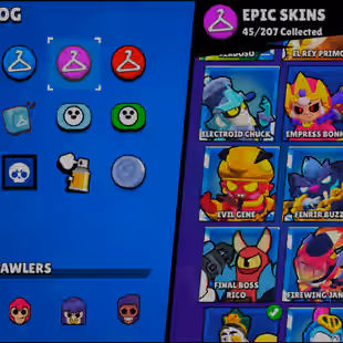 🌟201 SKINS🌟72.400 TROPHY | 93 BRAWLERS | 25 MAX | 14 HYPERCHARGED | INSTANT DELIVERY | FULL ACCESS - Image 40