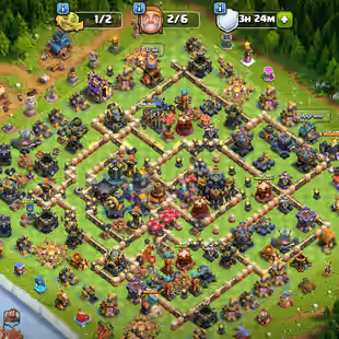🔥TH-17 NEARLY MAX DEFENSE ✅ 2 HERO MAX | ALMOST MAX TROOPS | (RS-26) (EB-20) | RENAME AVAILABLE | INSTANT DELIVERY - Image 1