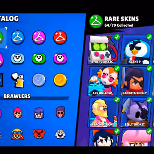 🌟189 SKINS🌟50.600 TROPHY | 88 BRAWLERS | 21 MAX | 11 HYPERCHARGED | INSTANT DELIVERY | FULL ACCESS - Image 9