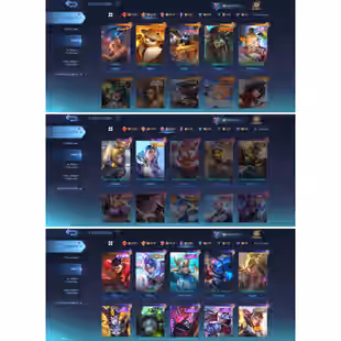 MOONTON | LV 115 | ⭐MAGIC CHEST LEGEND BACKGROUND⭐ | EPIC RECALL F. CROWN | WR 55 PERCENT | HERO 121 | SKIN 245 | BP 11K - Image 7