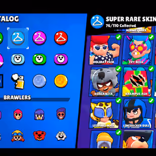 🌟189 SKINS🌟50.600 TROPHY | 88 BRAWLERS | 21 MAX | 11 HYPERCHARGED | INSTANT DELIVERY | FULL ACCESS - Image 25