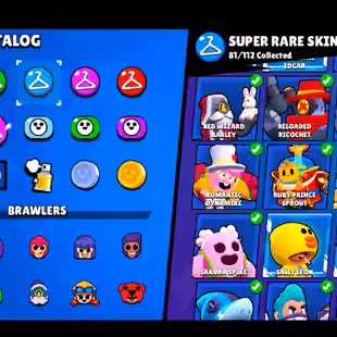 🌟207 SKINS🌟54.300 TROPHY | 88 BRAWLERS | 21 MAX | 11 HYPERCHARGED | INSTANT DELIVERY | FULL ACCESS - Image 29