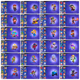 🔥ZEUS BROCK 🔥 52K TROPHY | 93 BRAWLER | 47 MAXED | 18 HYPERCHARGED | 228 SKIN | INSTANT DELIVERY - Image 11