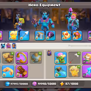 //FULL MAX TH17// 20X SKINS/L.SET!! GG-MX!SB-MX!MM-26!FA-26!AF-26!FB-MX!RS-MX!EB-MX!! HERO-100-100-90-75-50!! 260-XP!! - Image 6