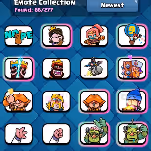 🔥KT15 XP55🔥 | 35 MAX 6 ELITE | 7 EVOLOTIONS | 66 EMOTES | 6 TOWER SKIN | 1093 GEMS | CN FREE | INSTANT DELIVERY - Image 5