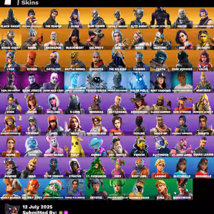 PC PSN Xbox Nintendo 89 skins Black Knight | Sparkle Specialist | The Reaper | Glow | Blue Squire | Merry Mint Axe |Mako - Image 3