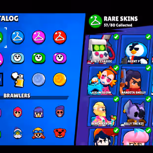 🌟207 SKINS🌟54.300 TROPHY | 88 BRAWLERS | 21 MAX | 11 HYPERCHARGED | INSTANT DELIVERY | FULL ACCESS - Image 10