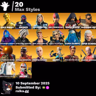 PC/PSN/Xbox/Nintendo 94 skins | OG STW | Galaxy | Travis Scott | Astro Jack | Gold Midas | Snake Eyes | Joey | Torin | P - Image 6
