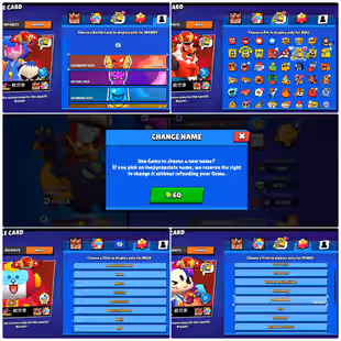 🔥560 GEMS 🔥 72K TROPHY | 55K BLING | 15 TITLE | 93 BRAWLER | 57 MAXED | 36 HYPERCHARGED | 216 SKIN | INSTANT DELIVERY - Image 3