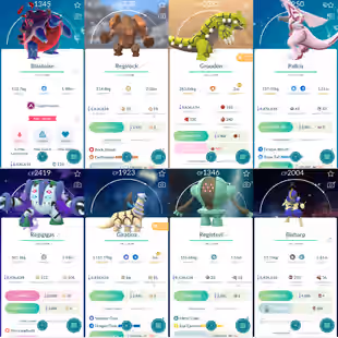 1773 LV46 Shundo Mewtwo Shundo Dusknoir Shiny: Regidrago- Palkia Origin-Necrozma-Shadow Regigigas-Giratina-Palkia - Image 2