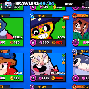 🔥[ 49X BRAWLERS - 17000 TROPHY ]🔥 RAREST ONE || 40X CUTE SKINS || LOWEST PRICE || FAST DELIVERY - Image 4