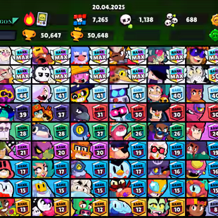 🌟189 SKINS🌟50.600 TROPHY | 88 BRAWLERS | 21 MAX | 11 HYPERCHARGED | INSTANT DELIVERY | FULL ACCESS - Image 3
