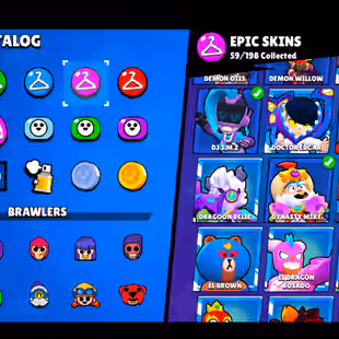 🌟207 SKINS🌟54.300 TROPHY | 88 BRAWLERS | 21 MAX | 11 HYPERCHARGED | INSTANT DELIVERY | FULL ACCESS - Image 43