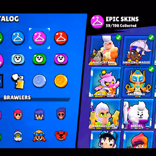🌟207 SKINS🌟54.300 TROPHY | 88 BRAWLERS | 21 MAX | 11 HYPERCHARGED | INSTANT DELIVERY | FULL ACCESS - Image 39