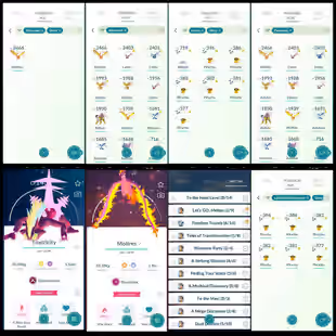 317 SHINY 💎 LEVEL 41 💎 70 LOCATION BG [] SHINY GMAX TOXTRICITY [] 35 DMAX [] 166 LEGENDARY [] 7 SHINY COSTUME - Image 7