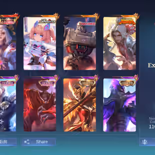 RARE RECALL FIRE CLOWN || LEG LUNOX || ASSASIN MAGE BASED ACCOUNT || EXALTED COL 3 || DECENT WR || EX GLORY || RARE SKIN - Image 1