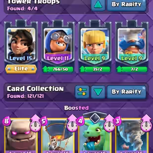 🔥KT15 XP61🔥 | 93 MAX 27 ELITE | 16 EVOLOTIONS | 15 K TROPHIES | 180 EMOTES | CN FREE | 10 TOWER | INSTANT DELIVERY - Image 6