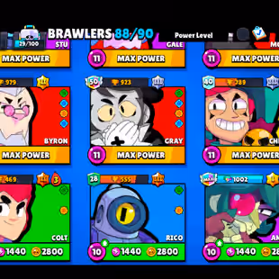 🌟189 SKINS🌟50.600 TROPHY | 88 BRAWLERS | 21 MAX | 11 HYPERCHARGED | INSTANT DELIVERY | FULL ACCESS - Image 10