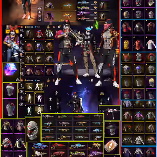 Lvl 77 Ff Acc 🔥9 GUNS MAX🔥 RARE ACC ||  GOOD ACC! - Image 1