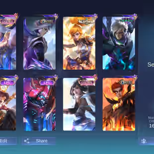 🎯32 HEROES🎯63 SKINS | SEASONED COLLECTOR | 2 EXQUISITE | 11 DELUXE | 10 EXCEPTIONAL | 41 COMMON | INSTANT DELIVERY - Image 3