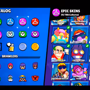 🌟207 SKINS🌟54.300 TROPHY | 88 BRAWLERS | 21 MAX | 11 HYPERCHARGED | INSTANT DELIVERY | FULL ACCESS - Image 40