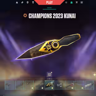 EU 77 skins | Kuronami Full Bundle | Champions 2023 Kunai | Champions 2023 Vandal | Reaver Karambit | Araxys Vandal | Ru - Image 1