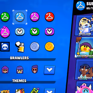 🔥[ 62X MAX BRAWLER - 39X HYPERCHARGED ] 🔥 TROPHY : 760000 || 91X BRAWLER UNLOCK || 268X SKIKS || MANY UNIQE AND RARE - Image 6