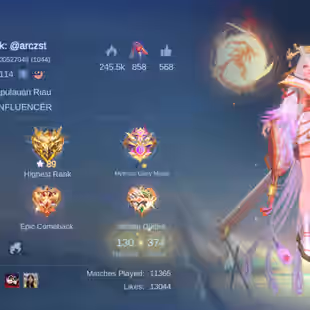 RARE RECALL FIRE CLOWN || LEG LUNOX || ASSASIN MAGE BASED ACCOUNT || EXALTED COL 3 || DECENT WR || EX GLORY || RARE SKIN - Image 6