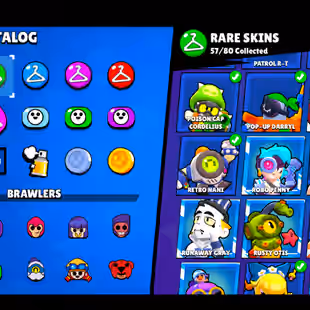 🌟207 SKINS🌟54.300 TROPHY | 88 BRAWLERS | 21 MAX | 11 HYPERCHARGED | INSTANT DELIVERY | FULL ACCESS - Image 16