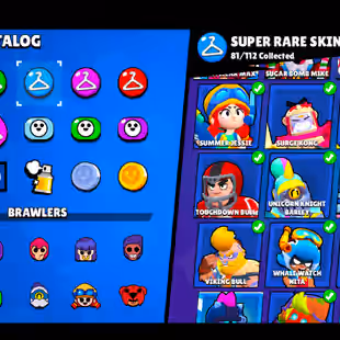🌟207 SKINS🌟54.300 TROPHY | 88 BRAWLERS | 21 MAX | 11 HYPERCHARGED | INSTANT DELIVERY | FULL ACCESS - Image 30