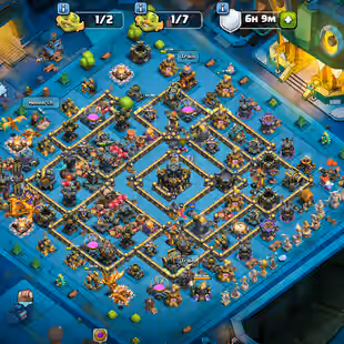 🔥TH 17 VERY CLOSE MAX🔥XP 244-[ 6 EPIC EQUIPMENT MAX] AF 23-HERO 100-100-90-75-50-ALMOST SUPER CHARGER MAX-NC YES-BEST - Image 1