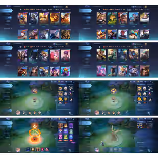 MOONTON | LV 115 | ⭐MAGIC CHEST LEGEND BACKGROUND⭐ | EPIC RECALL F. CROWN | WR 55 PERCENT | HERO 121 | SKIN 245 | BP 11K - Image 6