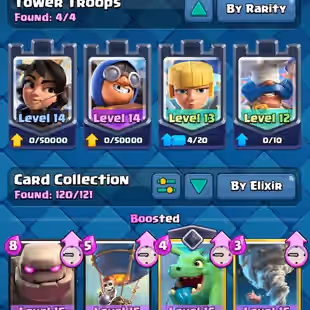🔥KT15 XP55🔥 | 51 CARDS MAX 8 ELITE | 13 EVOLOTIONS | 58 EMOTES | 2053 GEMS | 10 K TROPHIES | INSTANT DELIVERY - Image 9