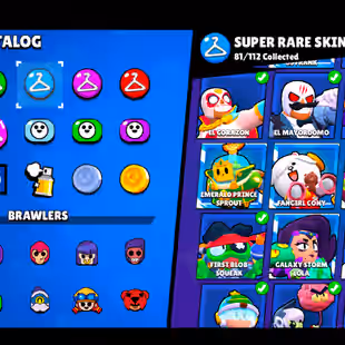 🌟207 SKINS🌟54.300 TROPHY | 88 BRAWLERS | 21 MAX | 11 HYPERCHARGED | INSTANT DELIVERY | FULL ACCESS - Image 23