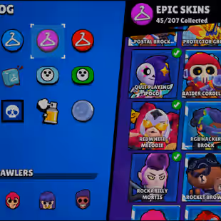 🌟201 SKINS🌟72.400 TROPHY | 93 BRAWLERS | 25 MAX | 14 HYPERCHARGED | INSTANT DELIVERY | FULL ACCESS - Image 47