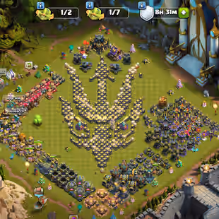 🌟PREMIUM TH 17 MAX🌟 | 5X HEROES MAX | RARE LEGENDARY SCENERY | 11K L.TROPHY | 6 EPIC-EQUIPMENT MAX | NC AVAILABLE | - Image 1