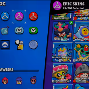 🌟201 SKINS🌟72.400 TROPHY | 93 BRAWLERS | 25 MAX | 14 HYPERCHARGED | INSTANT DELIVERY | FULL ACCESS - Image 48
