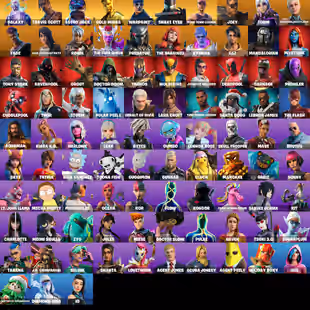 PC/PSN/Xbox/Nintendo 94 skins | OG STW | Galaxy | Travis Scott | Astro Jack | Gold Midas | Snake Eyes | Joey | Torin | P - Image 1