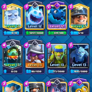 🔥[ 29X CARDS MAX - 13X EVULOSION ]🔥 6X ELITE CARDS || 76X EMOTES [RARE ] || LEVEL : 53 || TROPHY: 8000 | FAST DELIVERY - Image 7