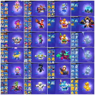 🔥560 GEMS 🔥 72K TROPHY | 55K BLING | 15 TITLE | 93 BRAWLER | 57 MAXED | 36 HYPERCHARGED | 216 SKIN | INSTANT DELIVERY - Image 5