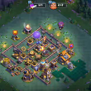 🌟TH 17 NEAR MAX🌟 | 4X HEROES MAX | ALMOST MAX DEF | BLACKSMITH MAX 3 EPIC MAX | NC FREE | XP 234 | MAX BUILDER BASE - Image 9