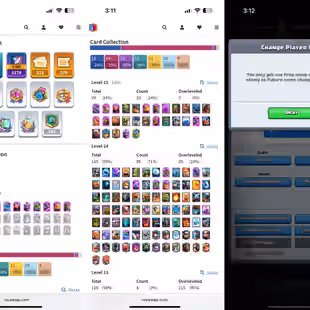 🔥 115 MAX CARDS 🔥 ARENA 24 [] 29 ELITES [] 16 EVOS [] 13800 TROPHIES [] XP62 [] KT15 [] 2183 GEMS [] 112 EMOTES - Image 1