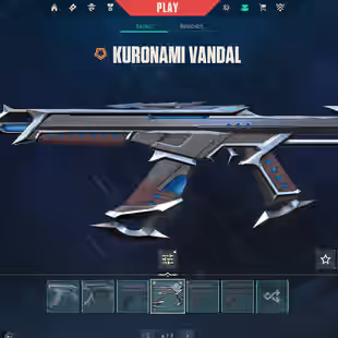 EU 38 skins | Champions 2024 Blade | EX.O Vandal | Kuronami Vandal | Prime//2.0 Karambit | Nocturnum Phantom | Nocturnum - Image 2