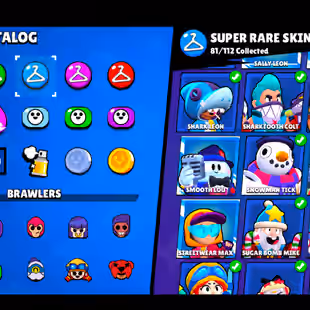 🌟207 SKINS🌟54.300 TROPHY | 88 BRAWLERS | 21 MAX | 11 HYPERCHARGED | INSTANT DELIVERY | FULL ACCESS - Image 28
