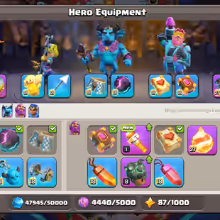 //FULL MAX TH17// 20X SKINS/L.SET!! GG-MX!SB-MX!MM-26!FA-26!AF-26!FB-MX!RS-MX!EB-MX!! HERO-100-100-90-75-50!! 260-XP!! - Image 7