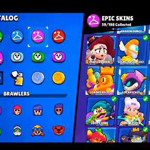 🌟207 SKINS🌟54.300 TROPHY | 88 BRAWLERS | 21 MAX | 11 HYPERCHARGED | INSTANT DELIVERY | FULL ACCESS - Image 47